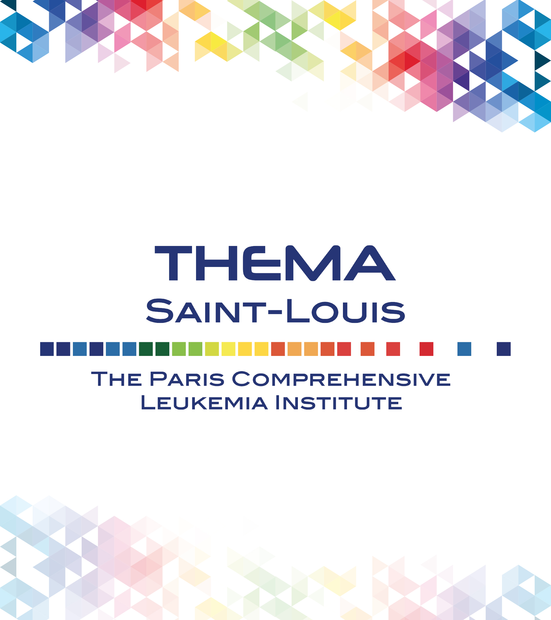 Logo THEMA IHU Saint-Louis, The Paris Comprehensive Leukemia Institute